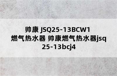 帅康 JSQ25-13BCW1 燃气热水器 帅康燃气热水器jsq25-13bcj4